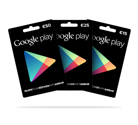 ▷ Google Play Guthaben online kaufen & aufladen | Code per E-Mail